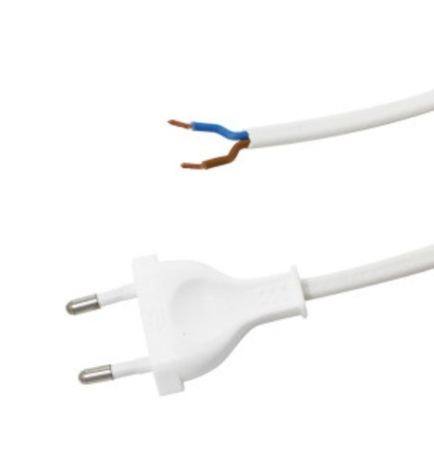 Conector toma de luz a enchufe