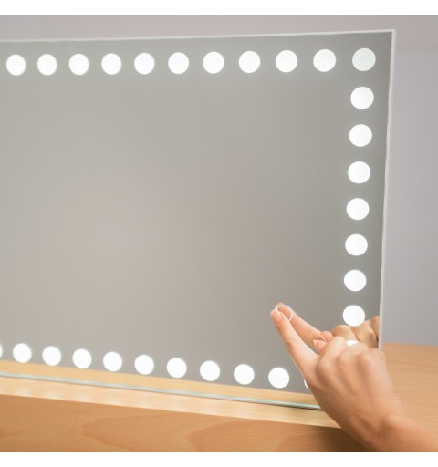 Espejo tocador con cambio de temperatura regulable Atenas Hollywood Espejo tocador con cambio de temperatura regulable Atenas Hollywood