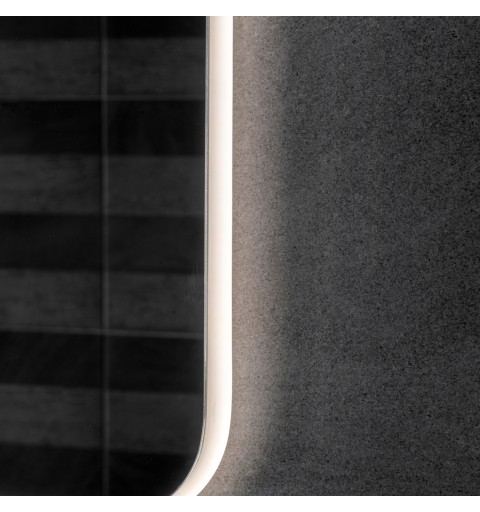 Espejo redondo con luz led neutra 60cm/90cm PALMA | Aplike