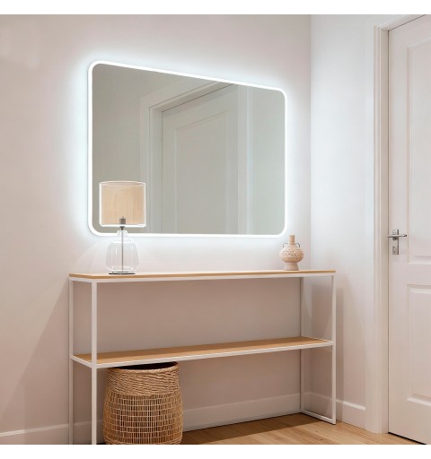 Espejo redondo con luz led neutra 60cm/90cm PALMA | Aplike