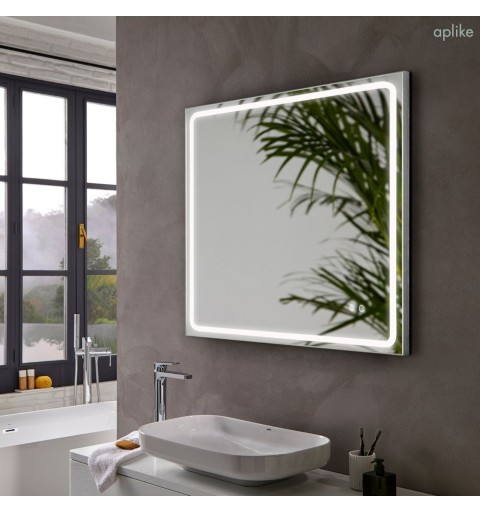 Espejo con luz led blanca y antivaho 110 cm x 80 cm MIA AV