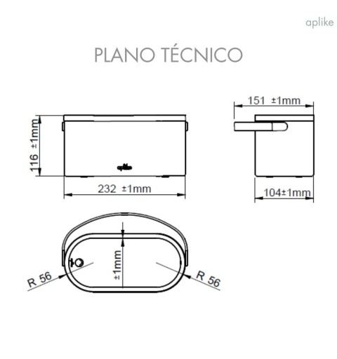 Organizador de Maquillaje con Espejo LED | 4 Colores