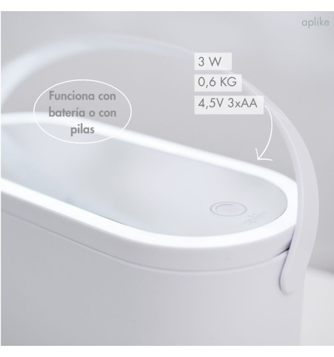 Organizador de Maquillaje con Espejo LED | 4 Colores