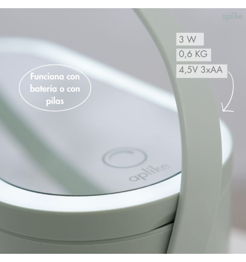 Organizador de Maquillaje con Espejo LED | 4 Colores