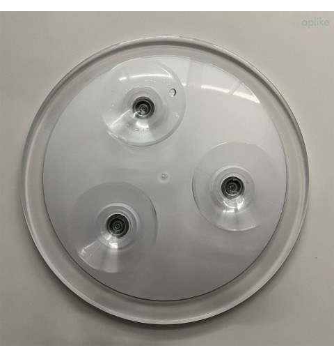 Espejo de aumento x3 con ventosas Ø15.2cm | Aplike