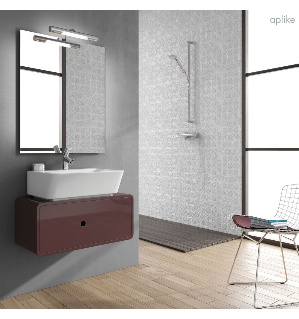 Aplique espejo baño luz led blanca 28.4cm varios colores ALTA
