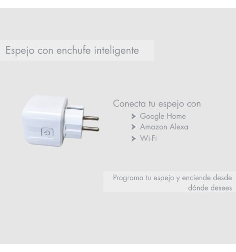 Espejo de pie con luz LED frontal modelo París 160x50cm