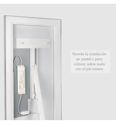 Espejo de pie con luz LED frontal modelo París 160x50cm
