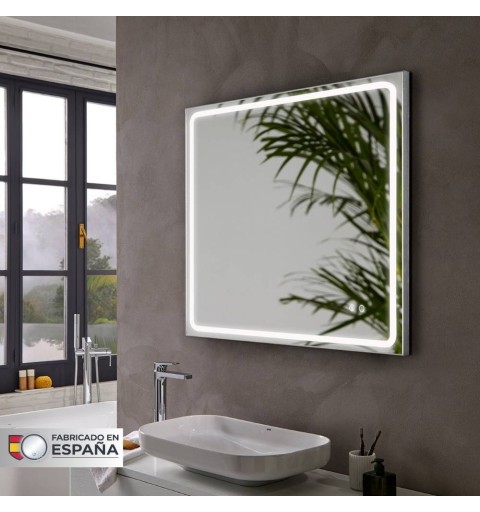 Espejo con luz led blanca y antivaho 110 cm x 80 cm MIA AV