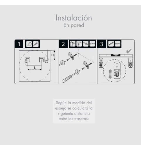 Espejo rectangular sin luz medidas 120 x 60 cm Tous