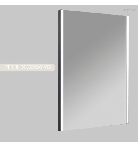 Espejo rectangular con luz led blanca en varias medidas KIOTO