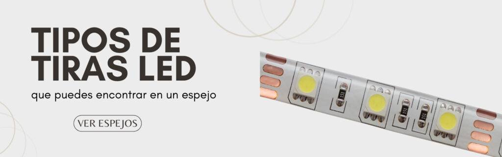 tiras led para espejos de baño