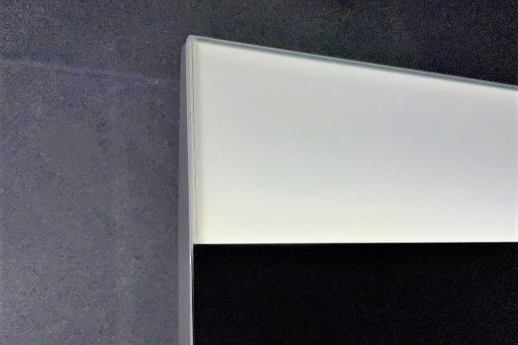 espejo grande rectangular led